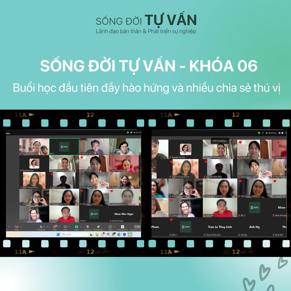 Chào mừng học viên khóa 06 – Sống Đời Tự Vấn